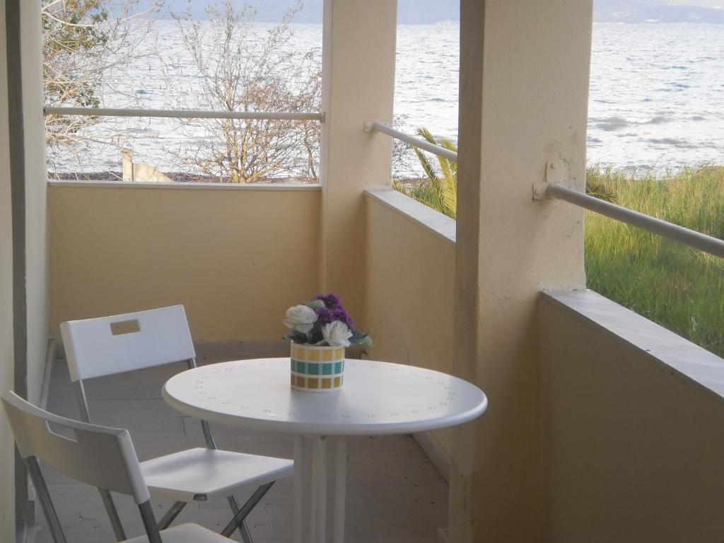 Virginia'S Beachfront Apartments Kávos الغرفة الصورة